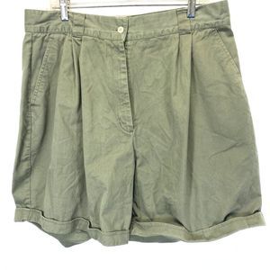 P.C.H. Shorts Men's EU Sz 44 (US 36) Pleated Cuffed Regular Fit Safari CA03681